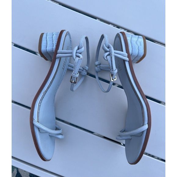 J. McLaughlin Helena Sandal - Size 7.5 - Pale Blue - Picture 9 of 11